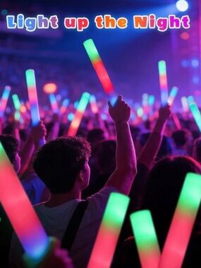 29 Foam Glow Sticks